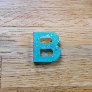 Letter B - Resin Alphabet Letter - Aquafresh