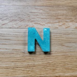 Letter N - Resin Alphabet Letter - Aquafresh