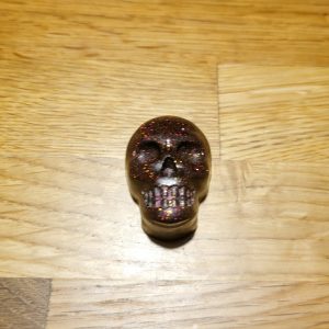 Skull - Black Bald Head