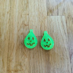 Earrings - Green Pumpkin Earrings