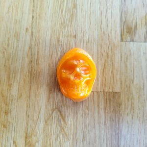 Skull - Orange with Hood