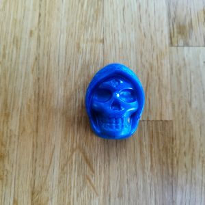 Skull - Blue with Hood