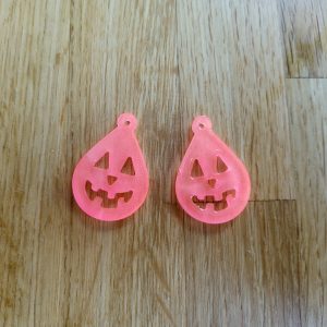Earrings - Pink Pumpkin Earrings