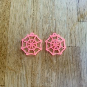 Earrings - Pink Cobweb Earrings